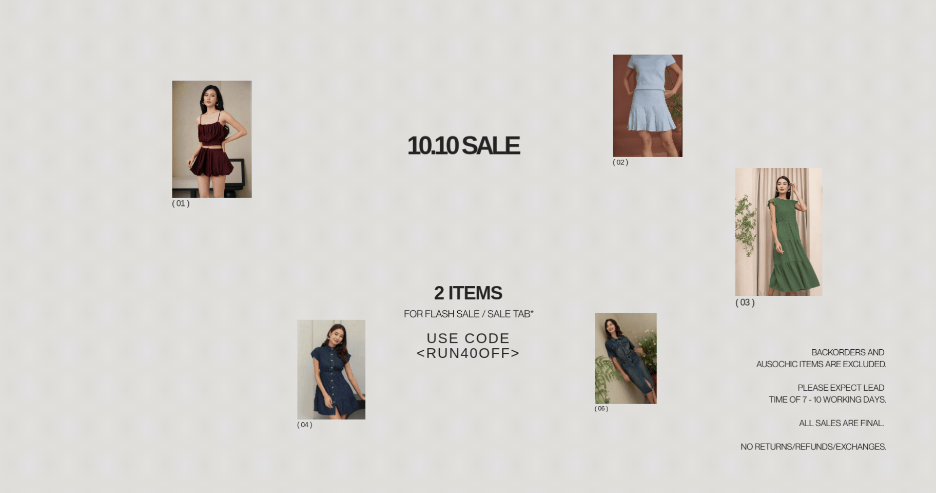 Warehouse Reset Sale