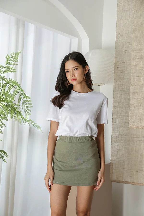 Made to Comfort Reversible Skorts Green