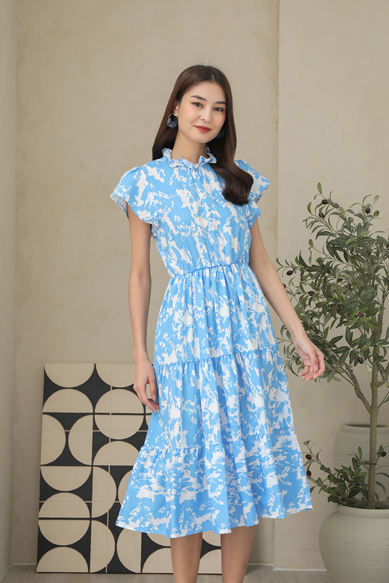 Aegean AttaGirl Florals Tier Dress | lechicsg