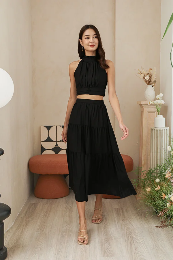 High Hitting Notes Shirs Top Black