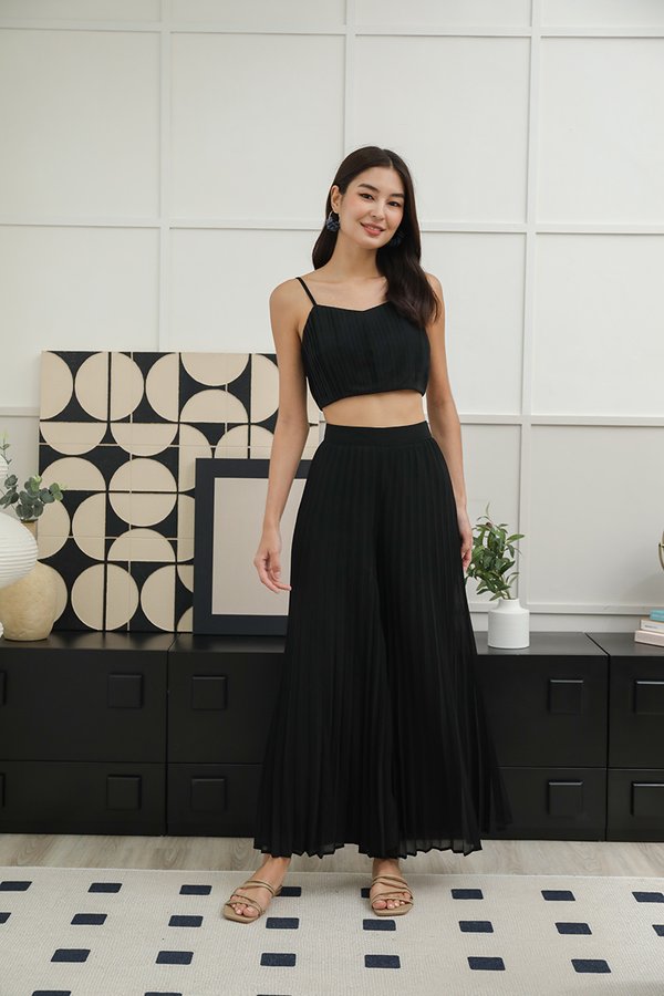 Skipped a Pleat Plisse Palazzo Pants