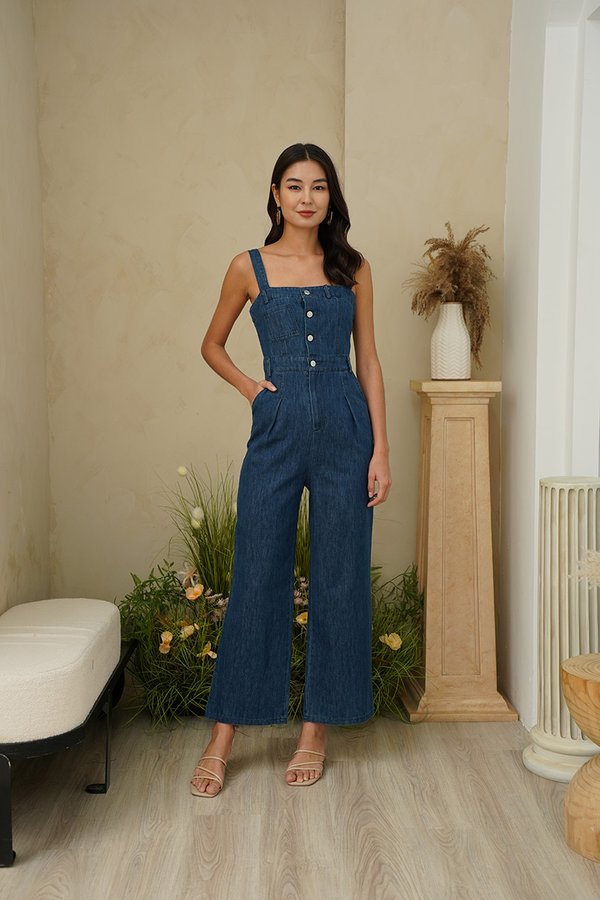 Denim Belle Epoque Pinafore Jumpsuit