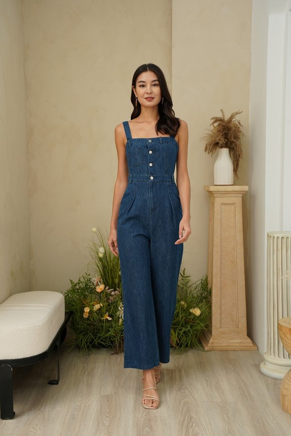 Denim Belle Epoque Pinafore Jumpsuit