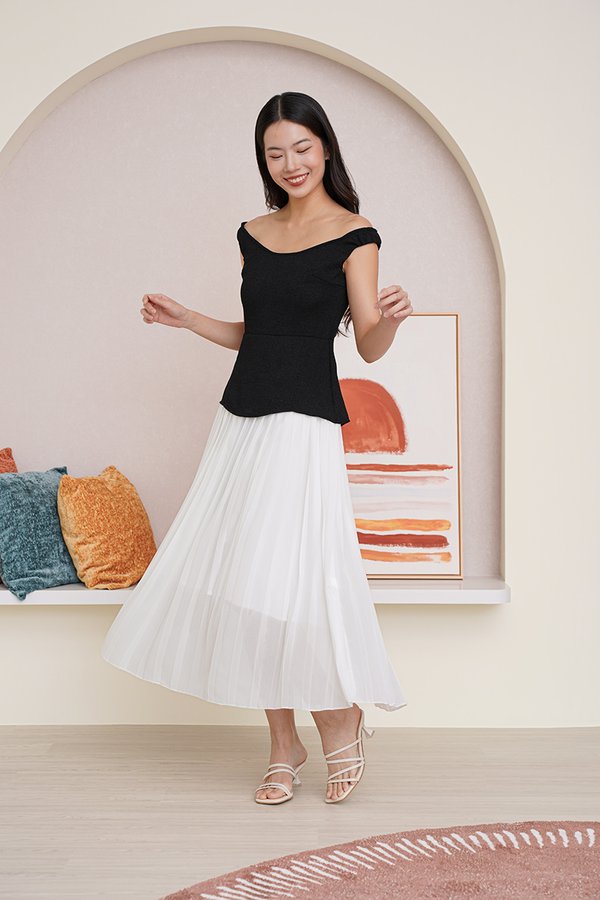 Pleats Gone Undercover Sunray Hybrid Maxi Dress