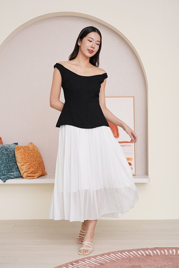 Pleats Gone Undercover Sunray Hybrid Maxi Dress