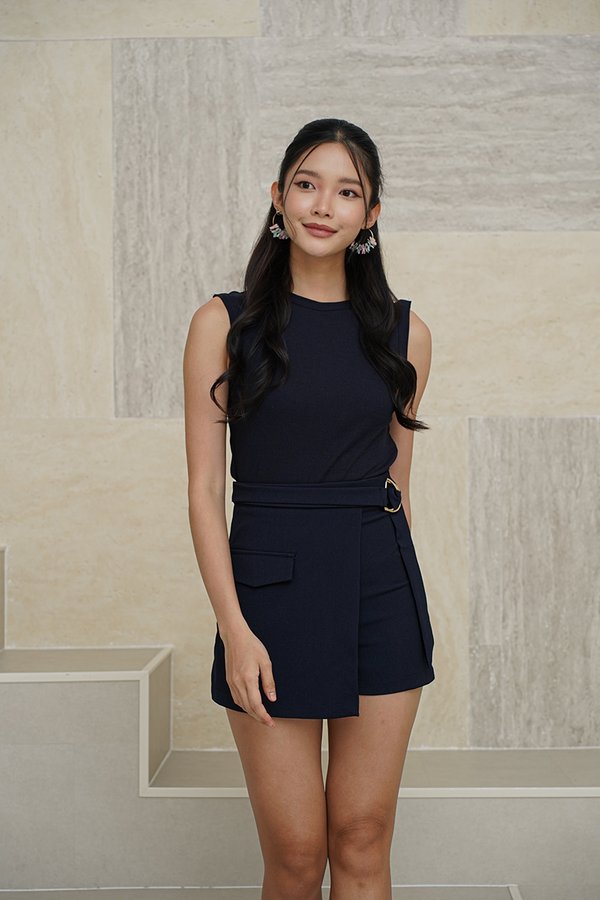 Power in Subtlety Contrast D-ring Romper