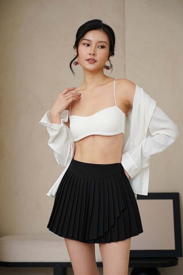 Basic Padded Cami Bra Top White