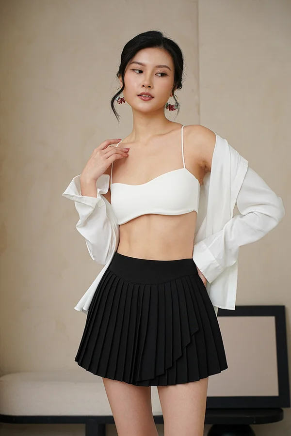 Basic Padded Cami Bra Top White