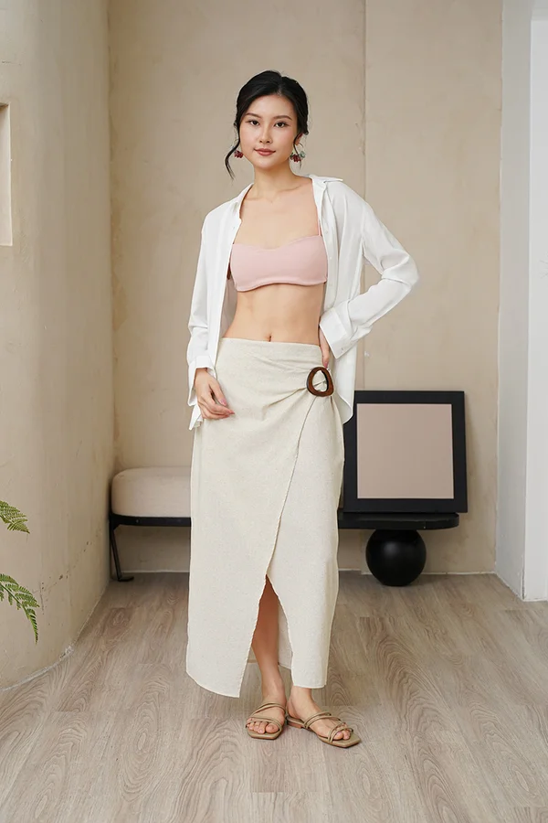 Basic Padded Cami Bra Top Nude Pink
