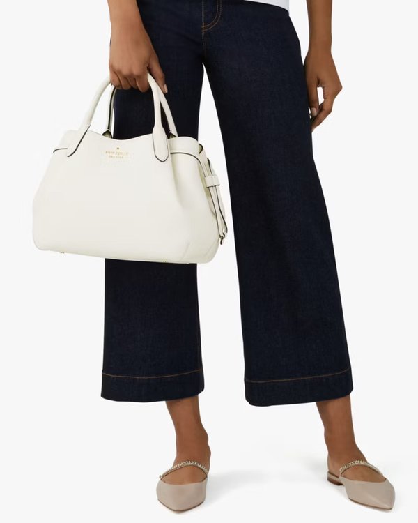 Kate Spade Dumpling Large Satchel Bag Meringue