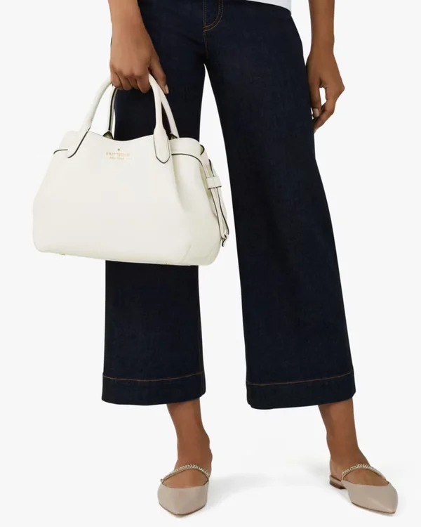 Kate Spade Dumpling Large Satchel Bag Meringue