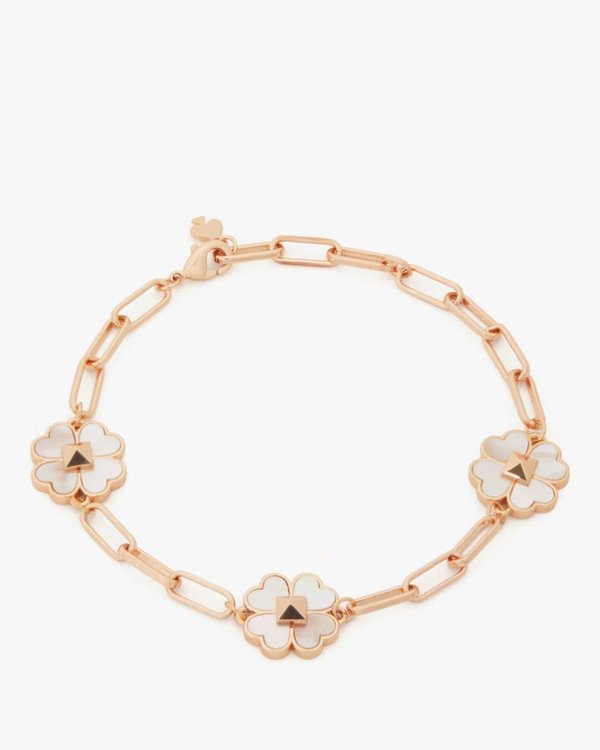 Kate Spade Spades & Studs Chain Link Bracelet
