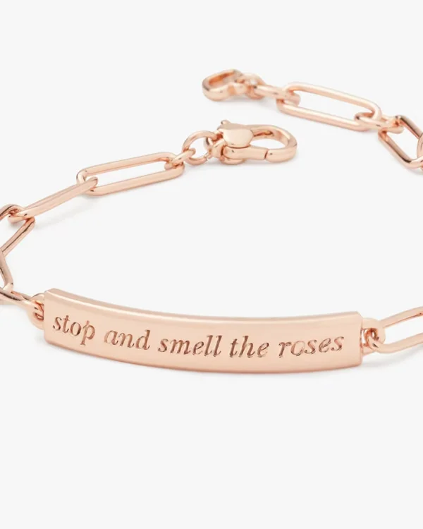 Kate Spade Stop And Smell The Roses ID Bracelet