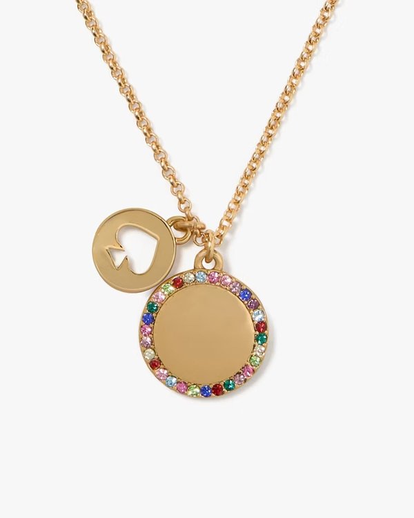 Kate Spade Spot The Spade Pave Charm Pendant
