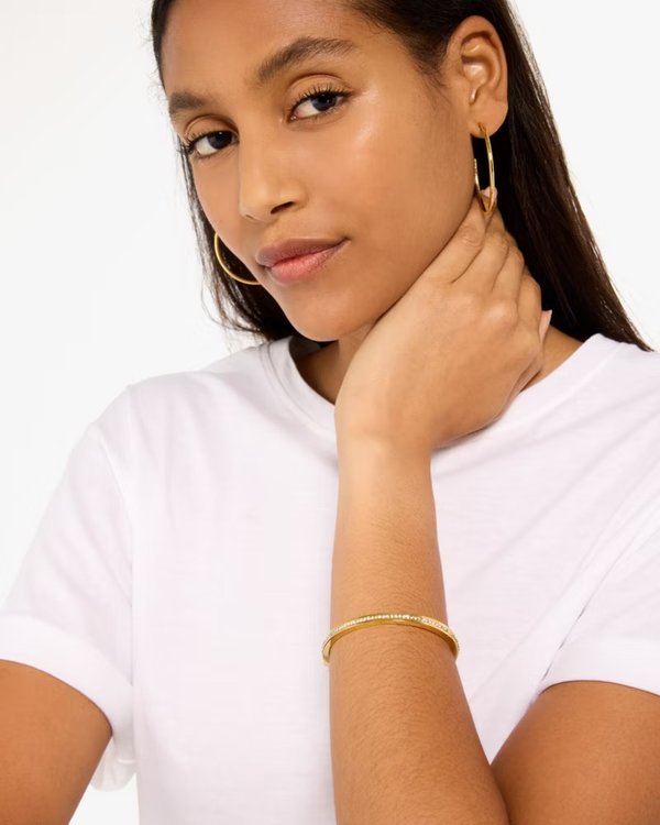 Kate Spade Ring It Up Pave Bangle Gold