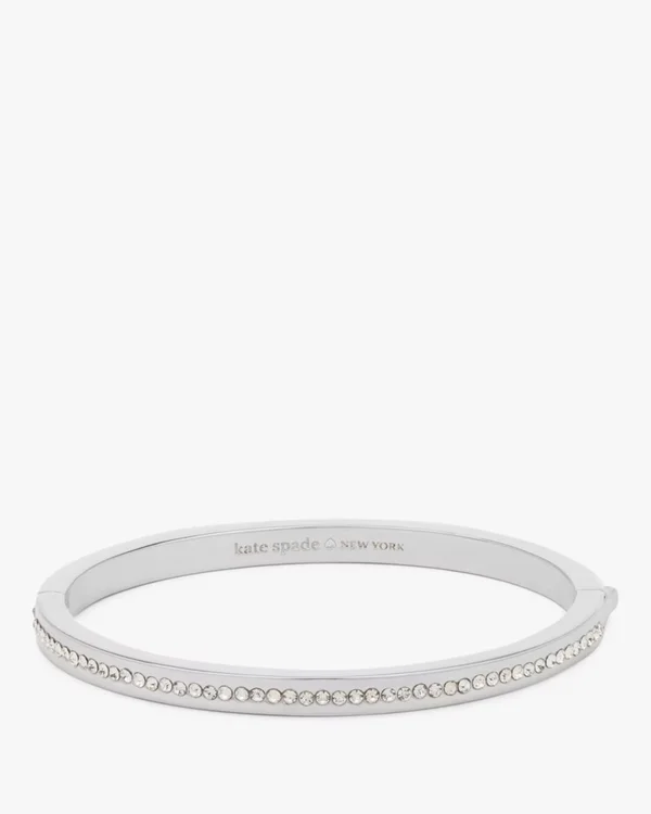Kate Spade Ring It Up Pave Bangle Silver