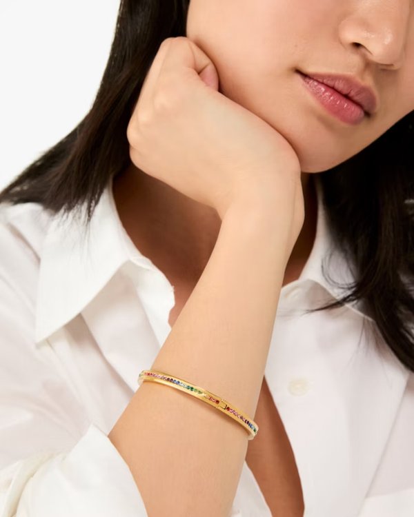 Kate Spade Ring It Up Pave Bangle Multi