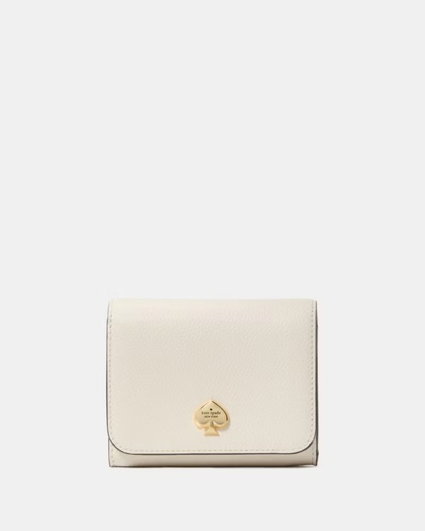 Kate Spade Kayla Small L-Zip Wallet Meringue