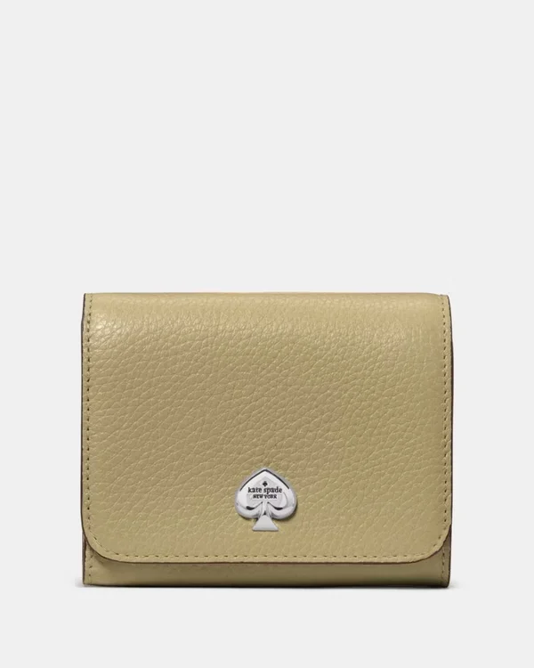Kate Spade Kayla Small L-Zip Wallet Elm