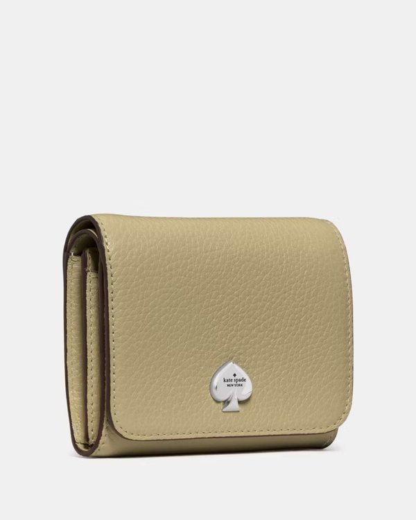 Kate Spade Kayla Small L-Zip Wallet Elm