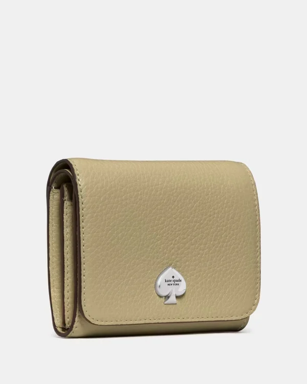 Kate Spade Kayla Small L-Zip Wallet Elm