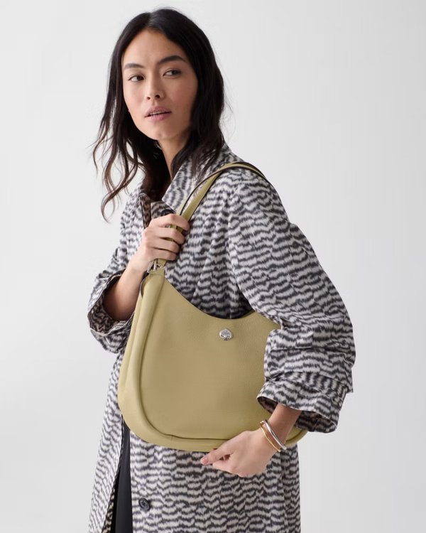 Kate Spade Kayla Large Triple Compartment Shoulder Bag Elm