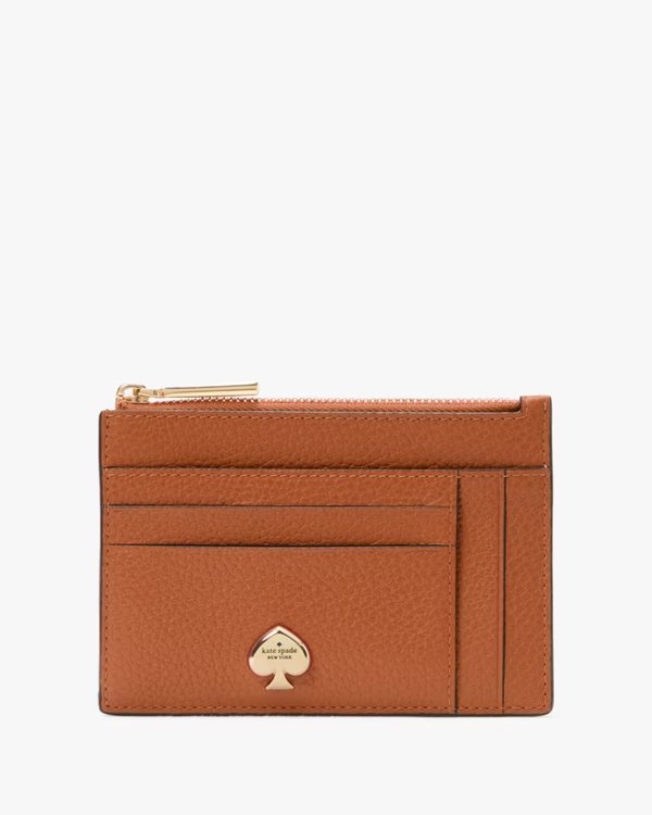 Kate Spade Kayla Large Slim Cardholder Warm Gingerbread