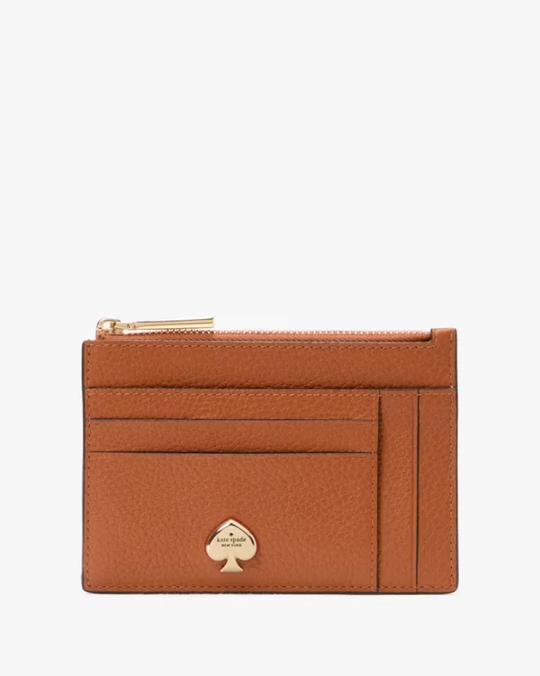 Kate Spade Kayla Large Slim Cardholder Warm Gingerbread