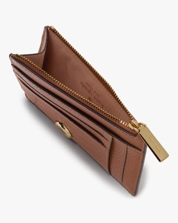 Kate Spade Kayla Large Slim Cardholder Warm Gingerbread