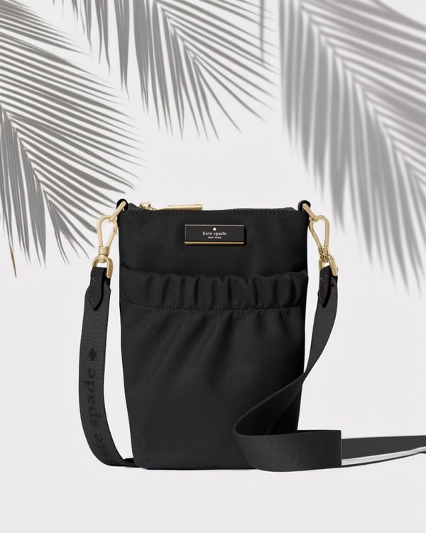 Kate Spade Carter Nylon Phone Crossbody Bag Black