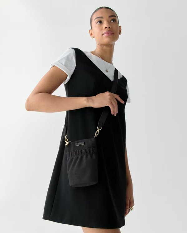 Kate Spade Carter Nylon Phone Crossbody Bag Black