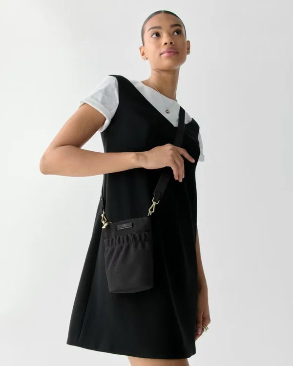 Kate Spade Carter Nylon Phone Crossbody Bag Black