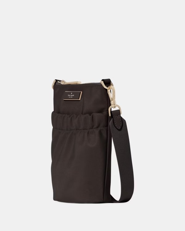 Kate Spade Carter Nylon Phone Crossbody Bag Hot Fudge