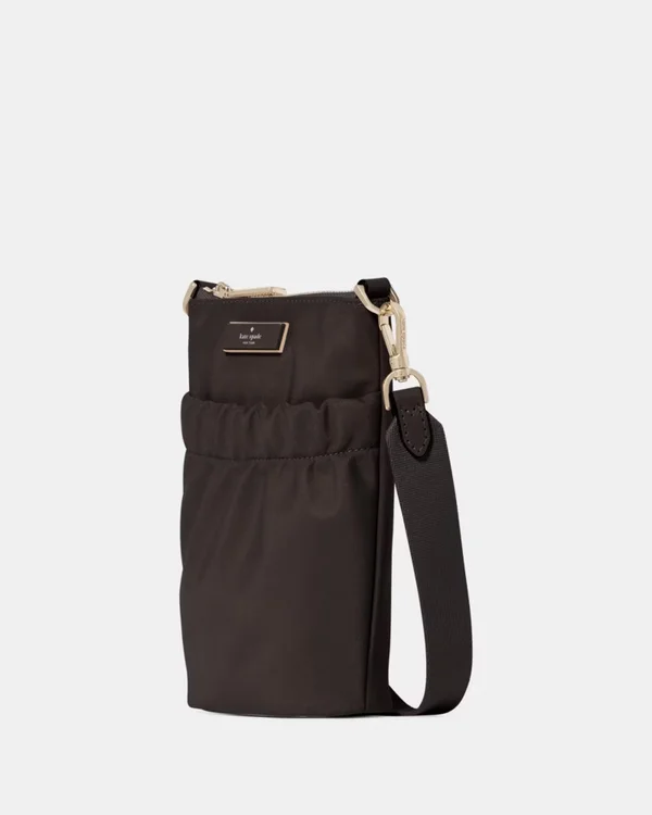 Kate Spade Carter Nylon Phone Crossbody Bag Hot Fudge