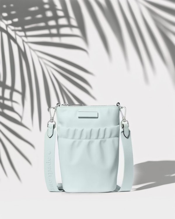 Kate Spade Carter Nylon Phone Crossbody Bag Crisp Sky
