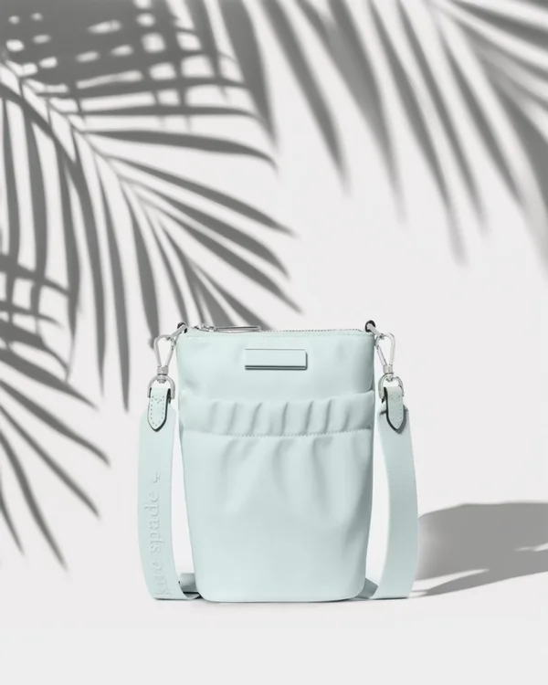 Kate Spade Carter Nylon Phone Crossbody Bag Crisp Sky
