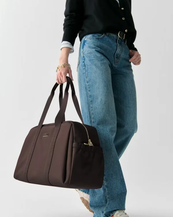 Kate Spade Carter Nylon Weekender Bag Hot Fudge