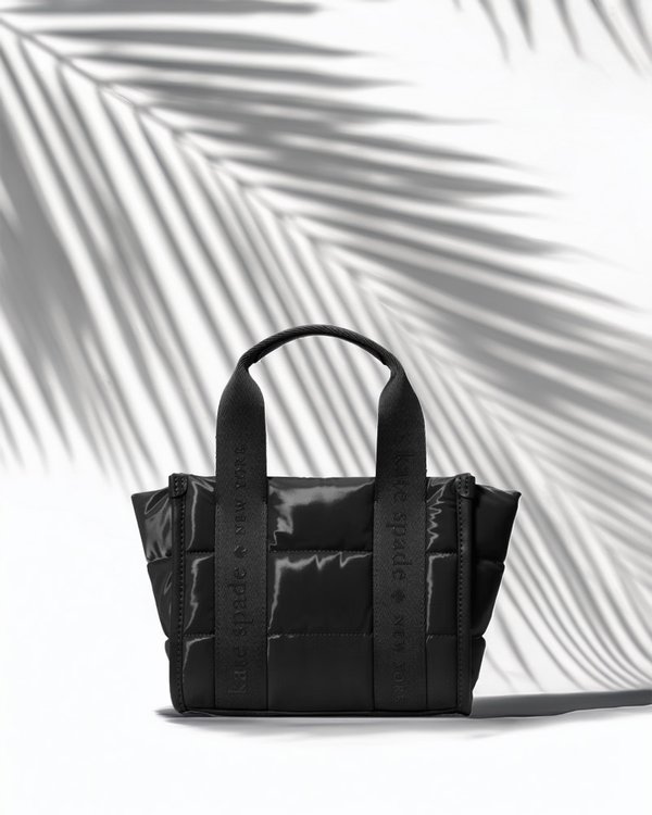 Kate Spade Kip Puffy Mini Tote Black