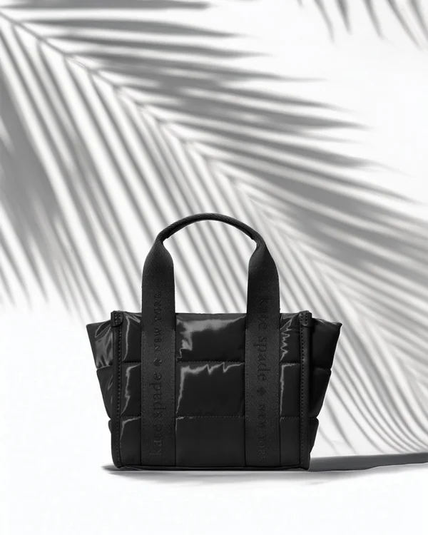 Kate Spade Kip Puffy Mini Tote Black