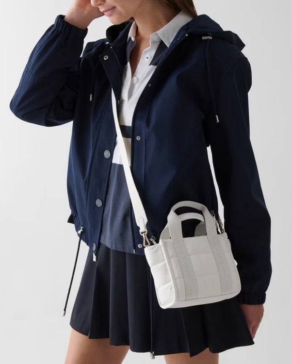Kate Spade Kip Puffy Mini Tote Optic White