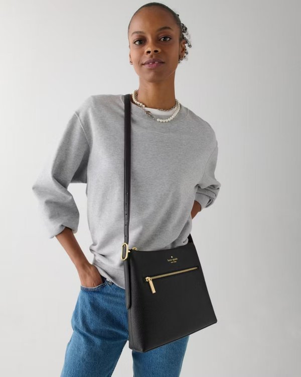 Kate Spade 454 Swingpack Buckle Crossbody Black