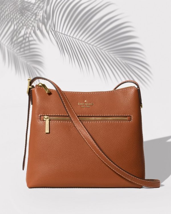 Kate Spade 454 Swingpack Buckle Crossbody Warm Gingerbread