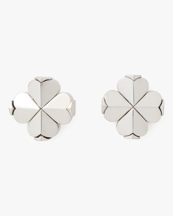 Kate Spade Flower Studs Silver
