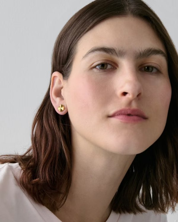 Kate Spade Flower Studs Gold