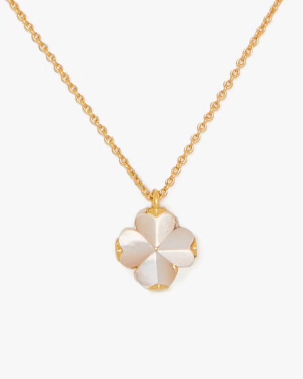 Kate Spade Flower Mini Pendant Mother Of Pearl