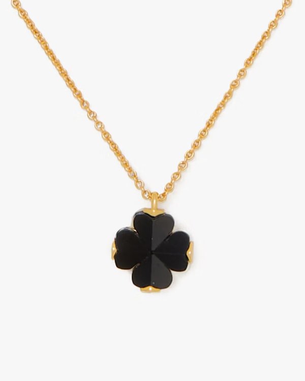 Kate Spade Flower Mini Pendant Black