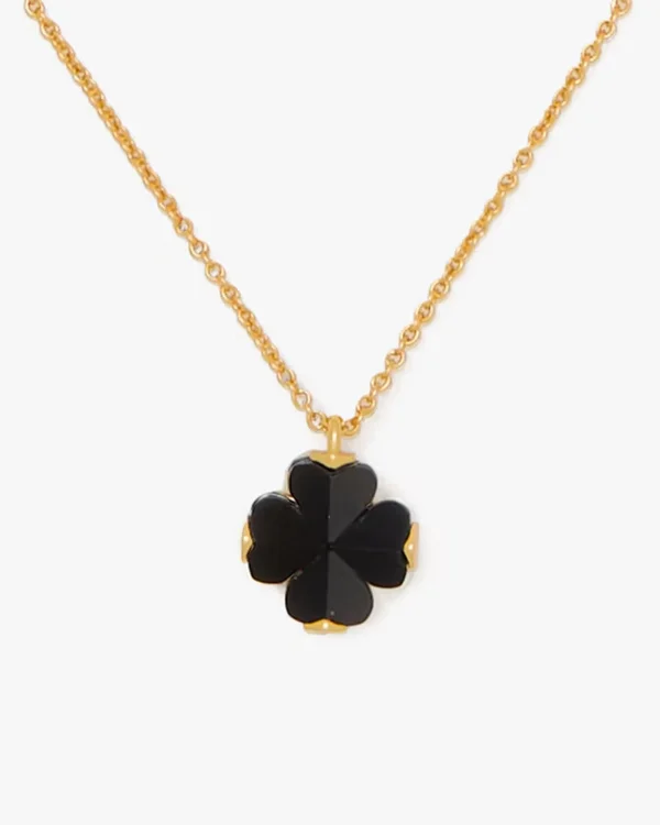 Kate Spade Flower Mini Pendant Black