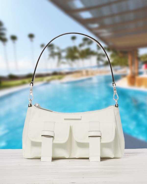 Kate Spade Carter Nylon Cargo Crossbody Bag Meringue