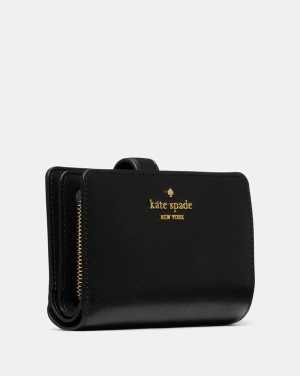 Kate Spade Saffiano Medium Bifold Wallet Black