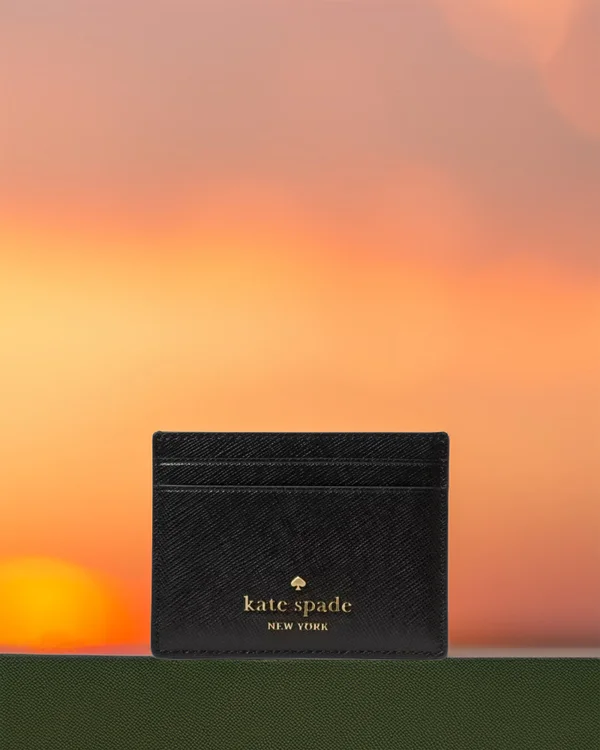 Kate Spade Small Slim Card Holder Black